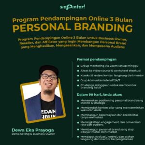 PENDAMPINGAN SIAPINTAR - PERSONAL BRANDING